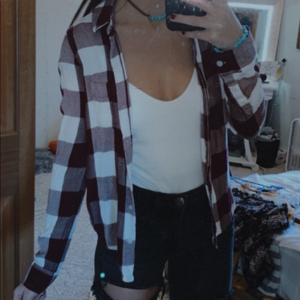 Red and white flannel